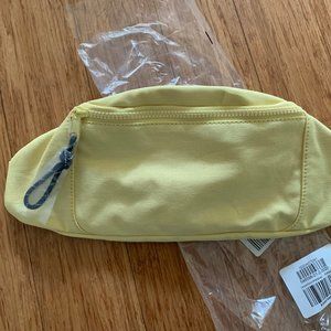 Yellow Canvas Belt Bag- NWT/Never Used!